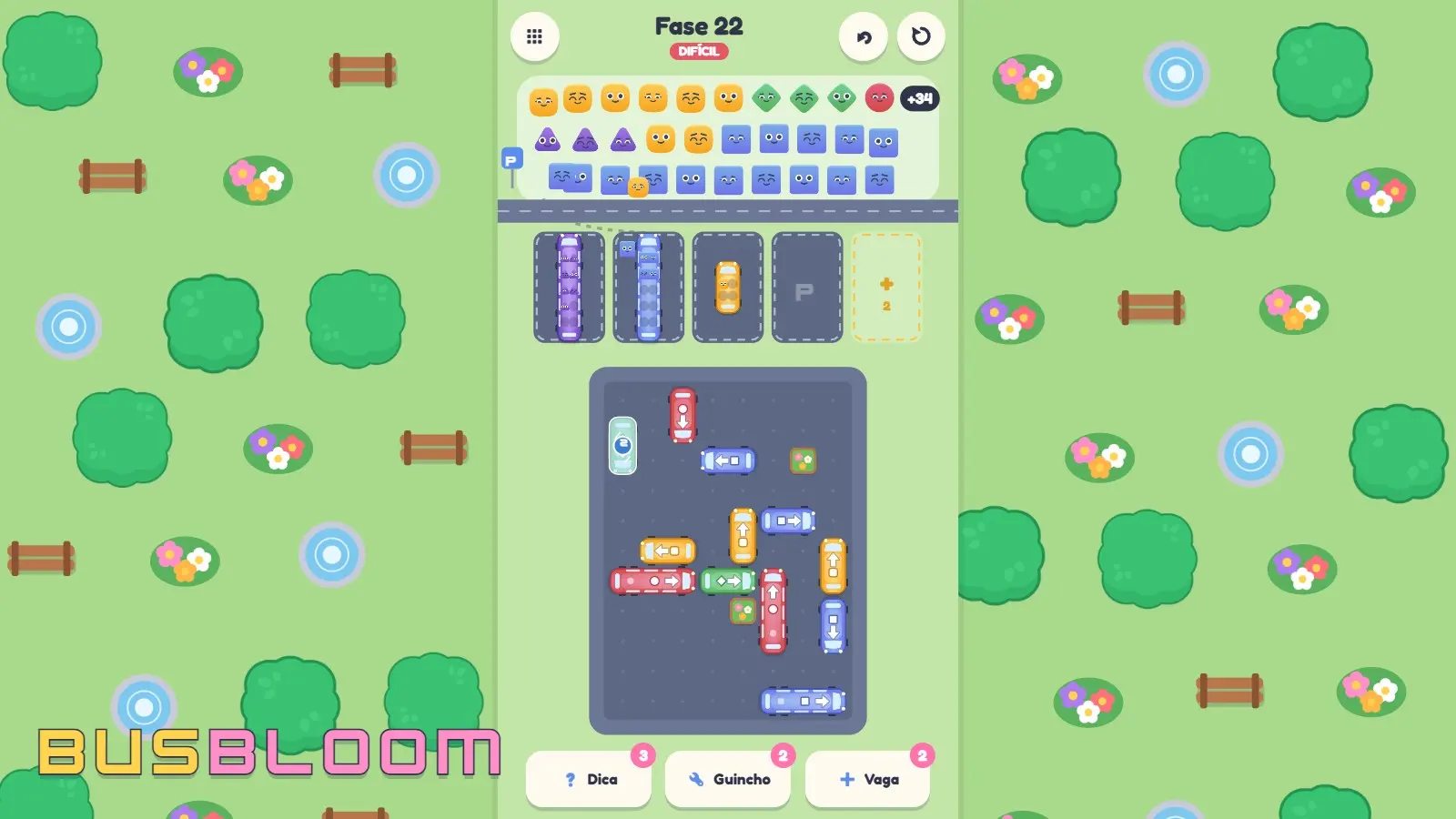 Busbloom: gameplay screenshot