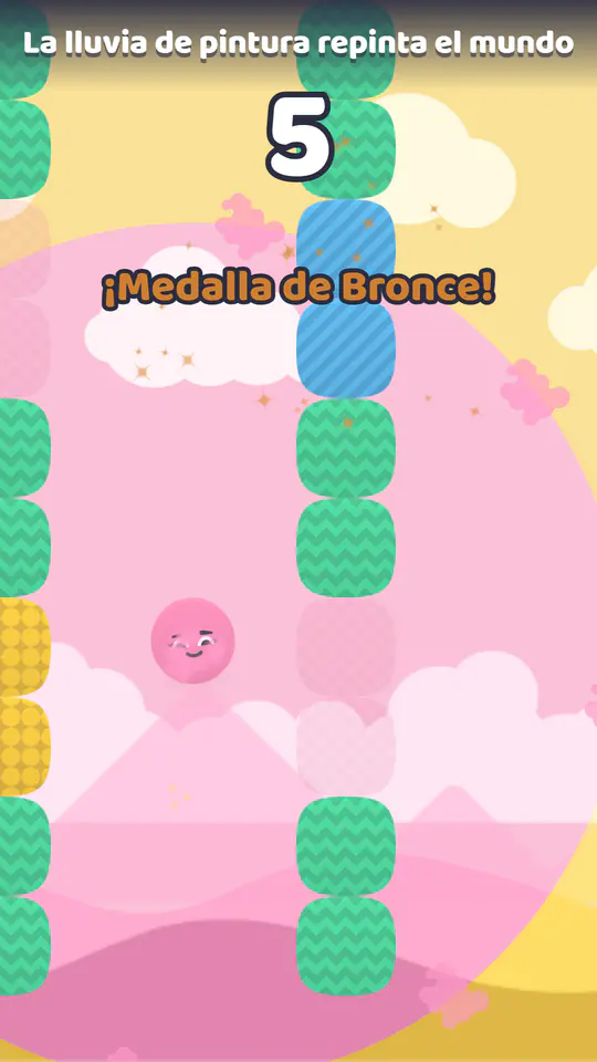 Dropaloo: pantalla del juego