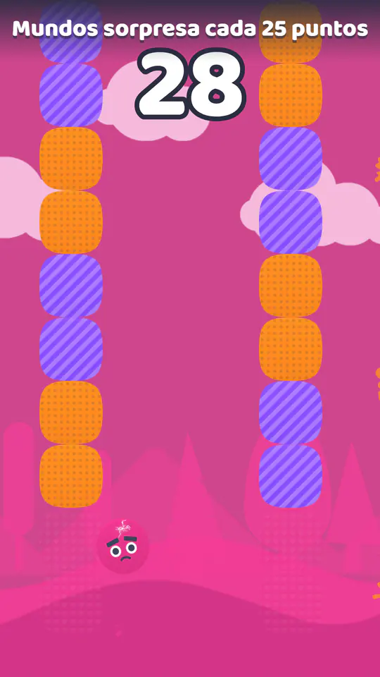 Dropaloo: pantalla del juego