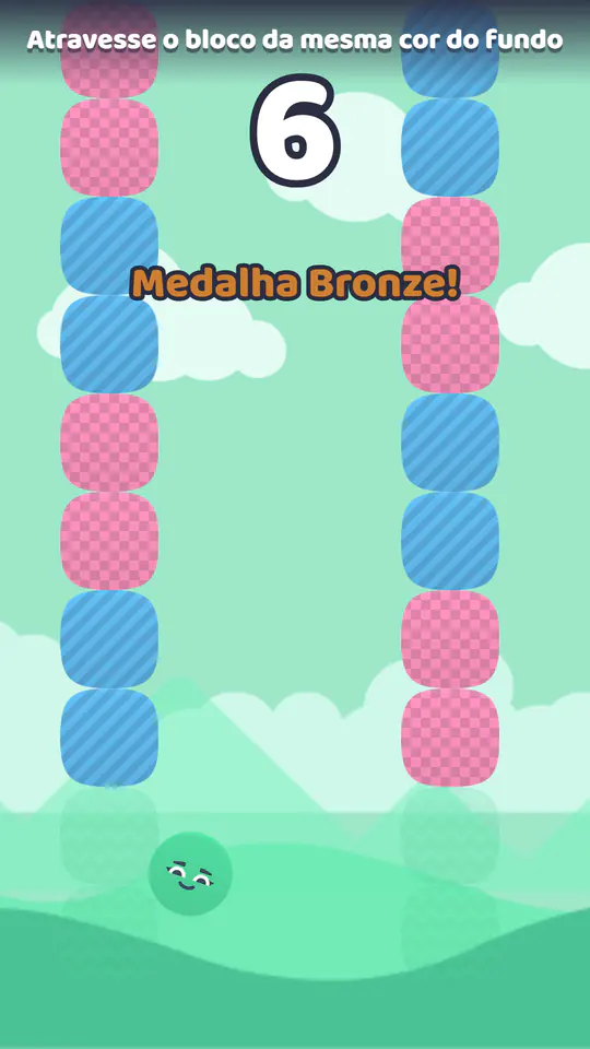 Dropaloo: tela do jogo