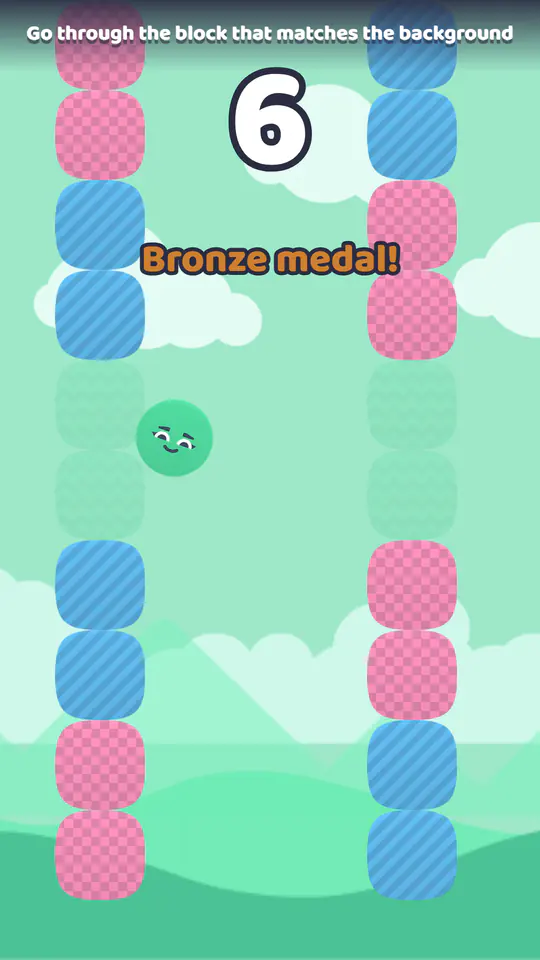 Dropaloo: tampilan game