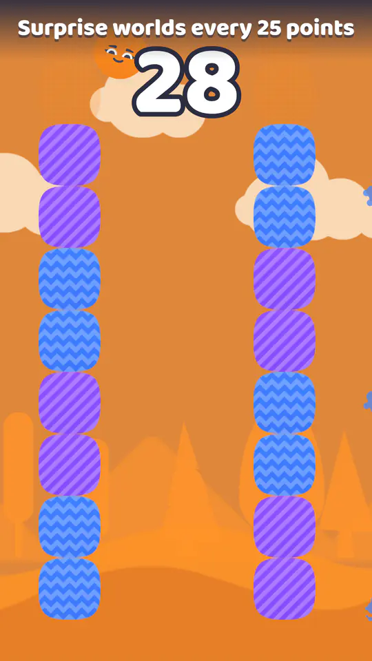 Dropaloo: tampilan game