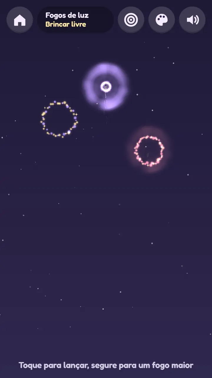 Fidgetlume: tampilan game