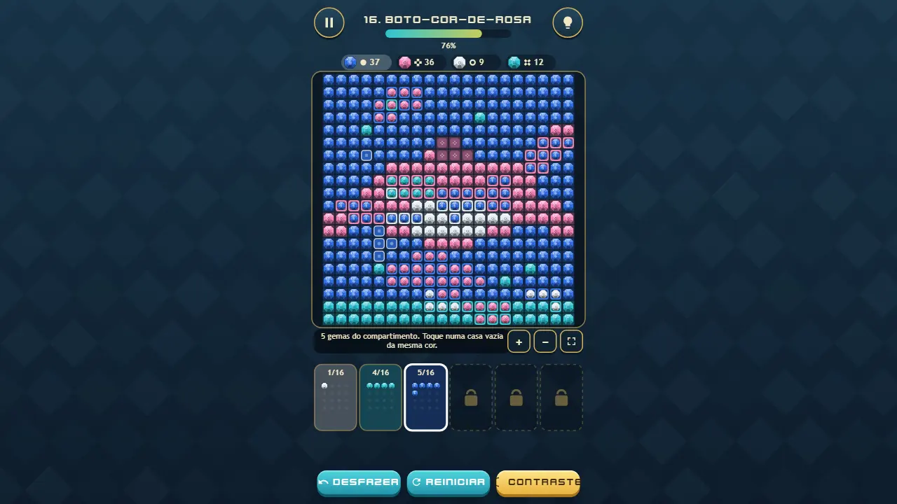 Gemivana: tampilan game