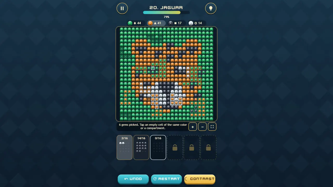 Gemivana: tampilan game