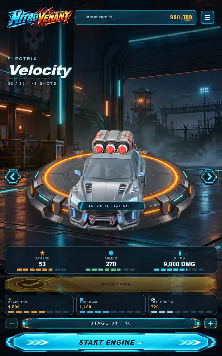 The Nitrovenant garage
