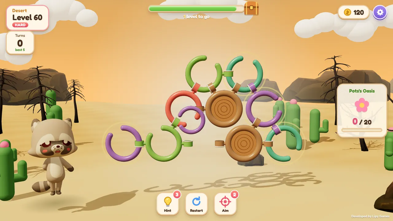 Ringamigo: tela do jogo