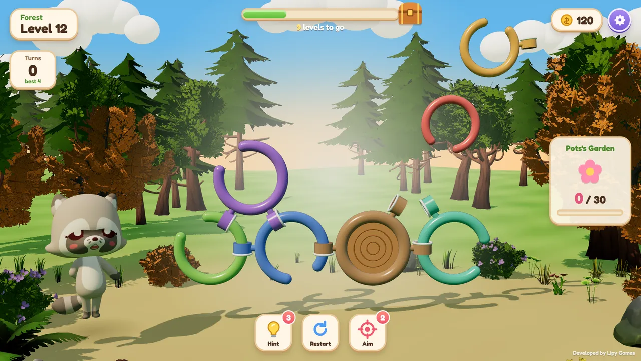 Ringamigo: tela do jogo