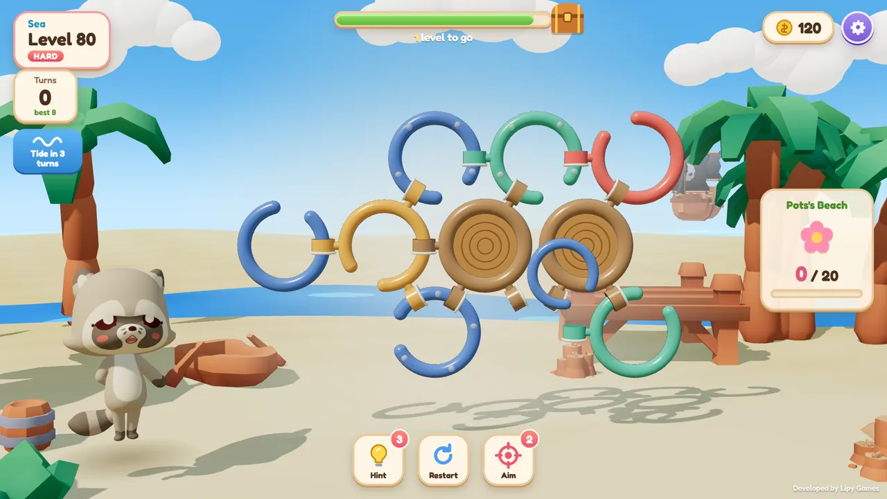 Ringamigo: tela do jogo