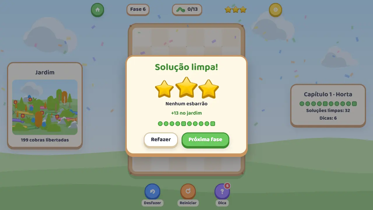 Snakoodle: gameplay screenshot