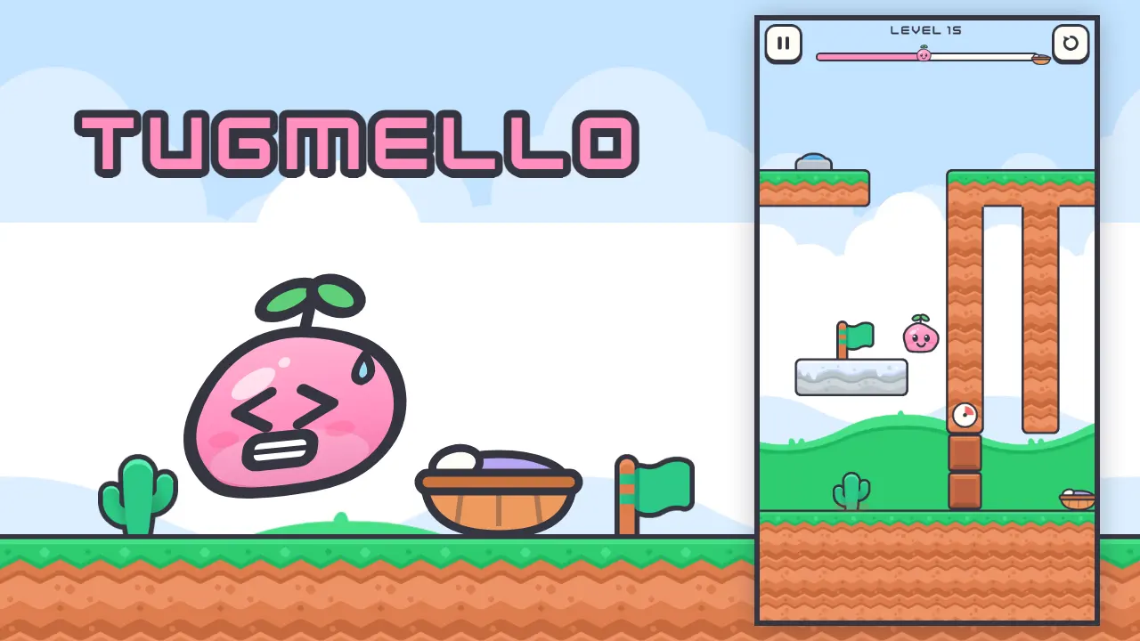 Tugmello: tampilan game