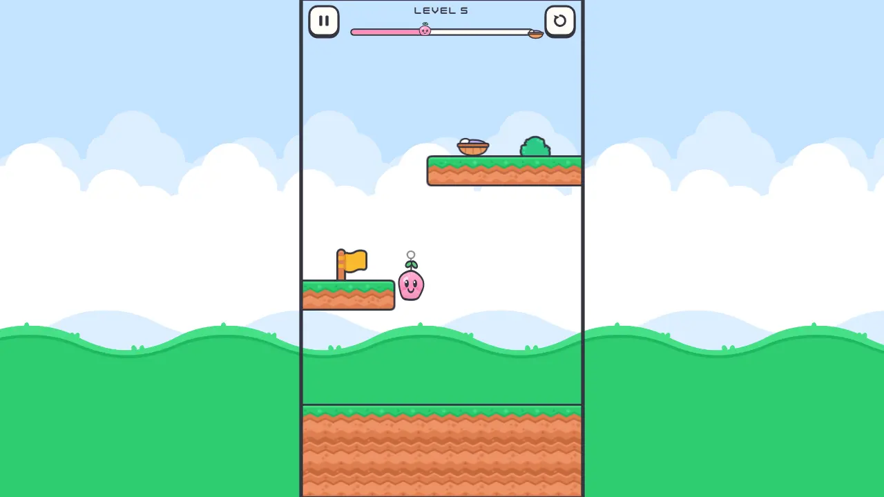 Tugmello: tampilan game