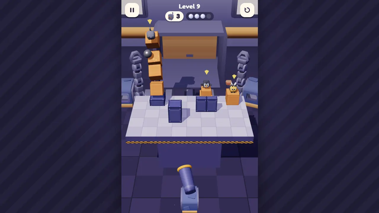 Tumbleforge: tampilan game